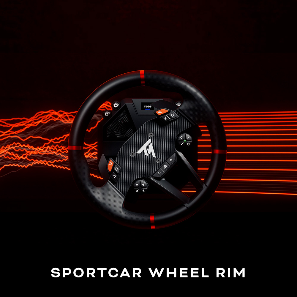 Thrustmaster T598, Direct Axial Drive Force Feedback Racing Wheel for PS5, PS4, PC - A WIDE-RANGING ECOSYSTEM