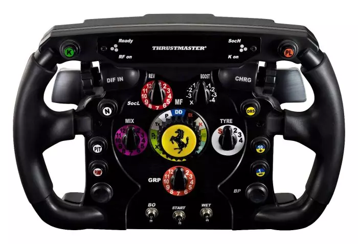 HOT定番Thrustmaster スラストマスター Ferrari GTE F458 Wheel Add On 交換用ステアリングホイール アクセサリ、周辺機器