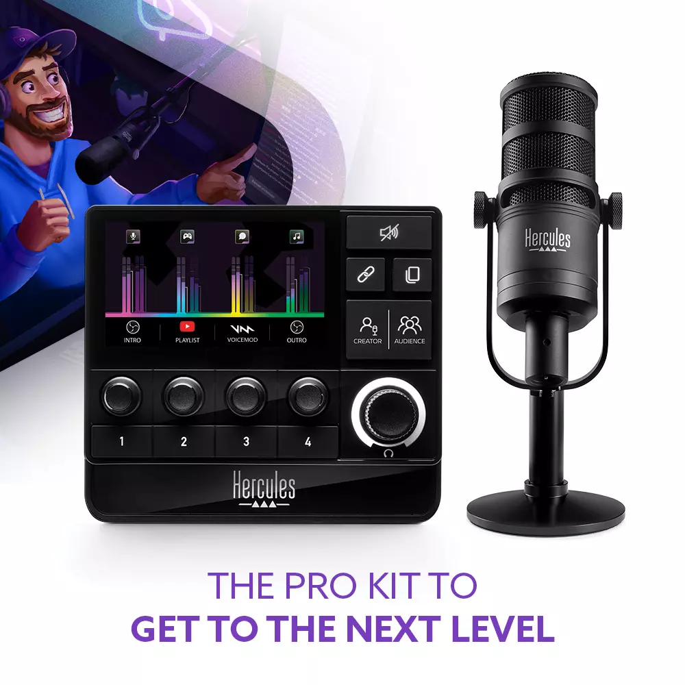 Hercules Stream 200 XLR オーディオインターフェース Hercules Stream