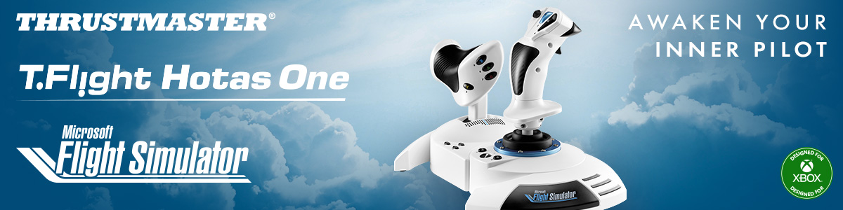 T.Flight Hotas One Microsoft Flight Simulator Art Banner