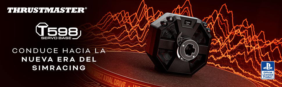 T598 Direct Axial Drive Thrustmaster playstation banner art