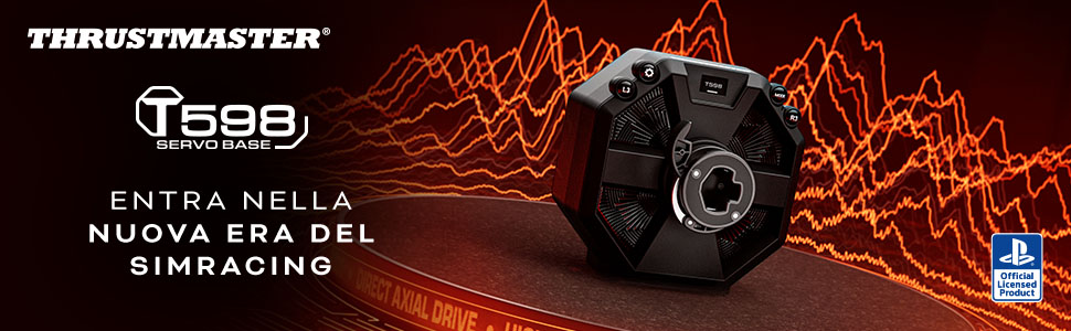 T598 Direct Axial Drive Thrustmaster playstation banner art