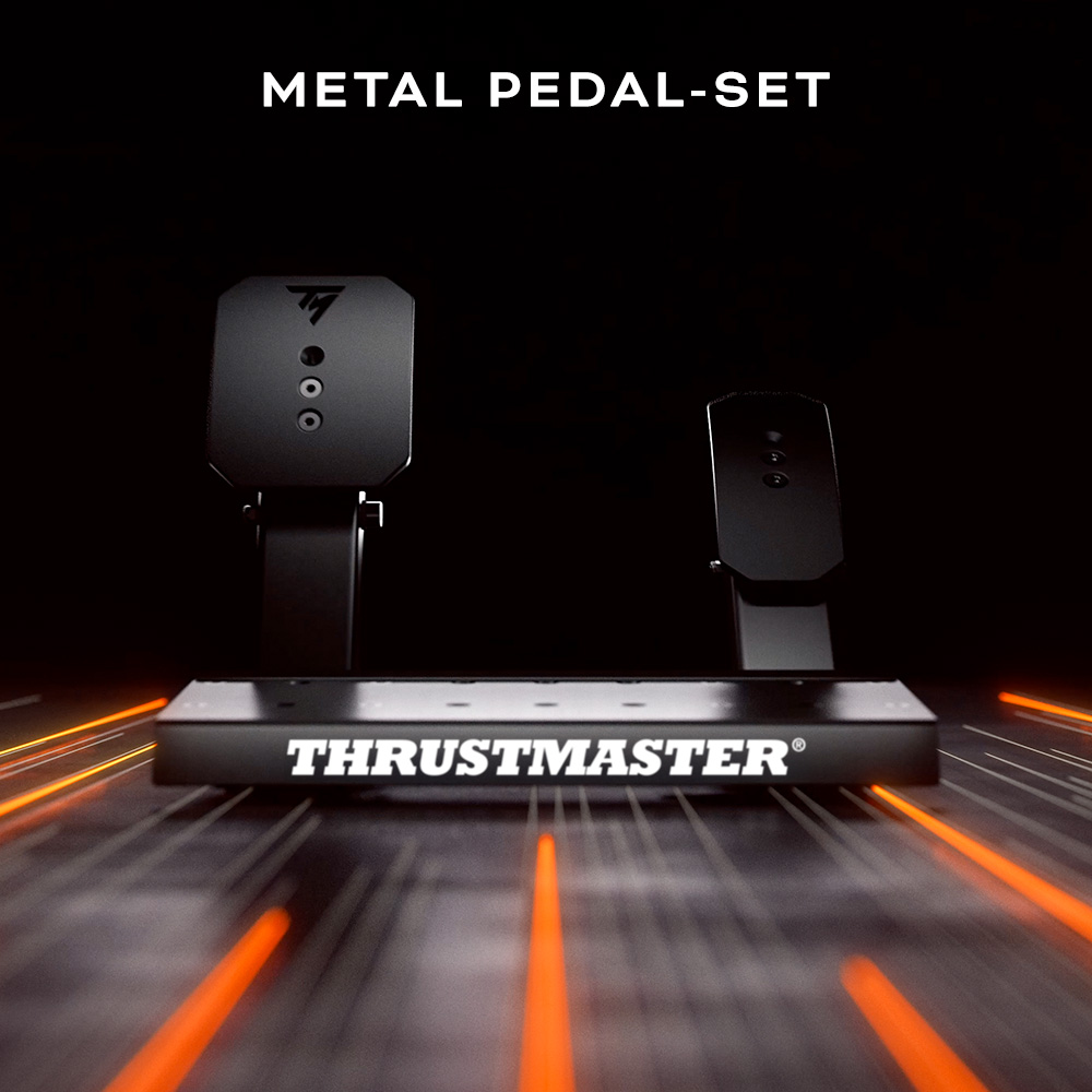 Thrustmaster T598, Volante de Carreras Force Feedback Direct Axial Drive para Xbox Series X|S, Xbox One, PC - PEDALES METÁLICOS ESCALABLES